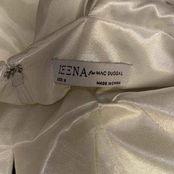 Mac Duggal Ruffle Shoulder Minidress - Picture 10 of 11